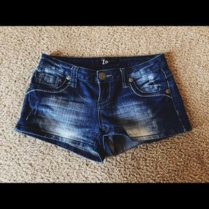 Denim Short Shorts